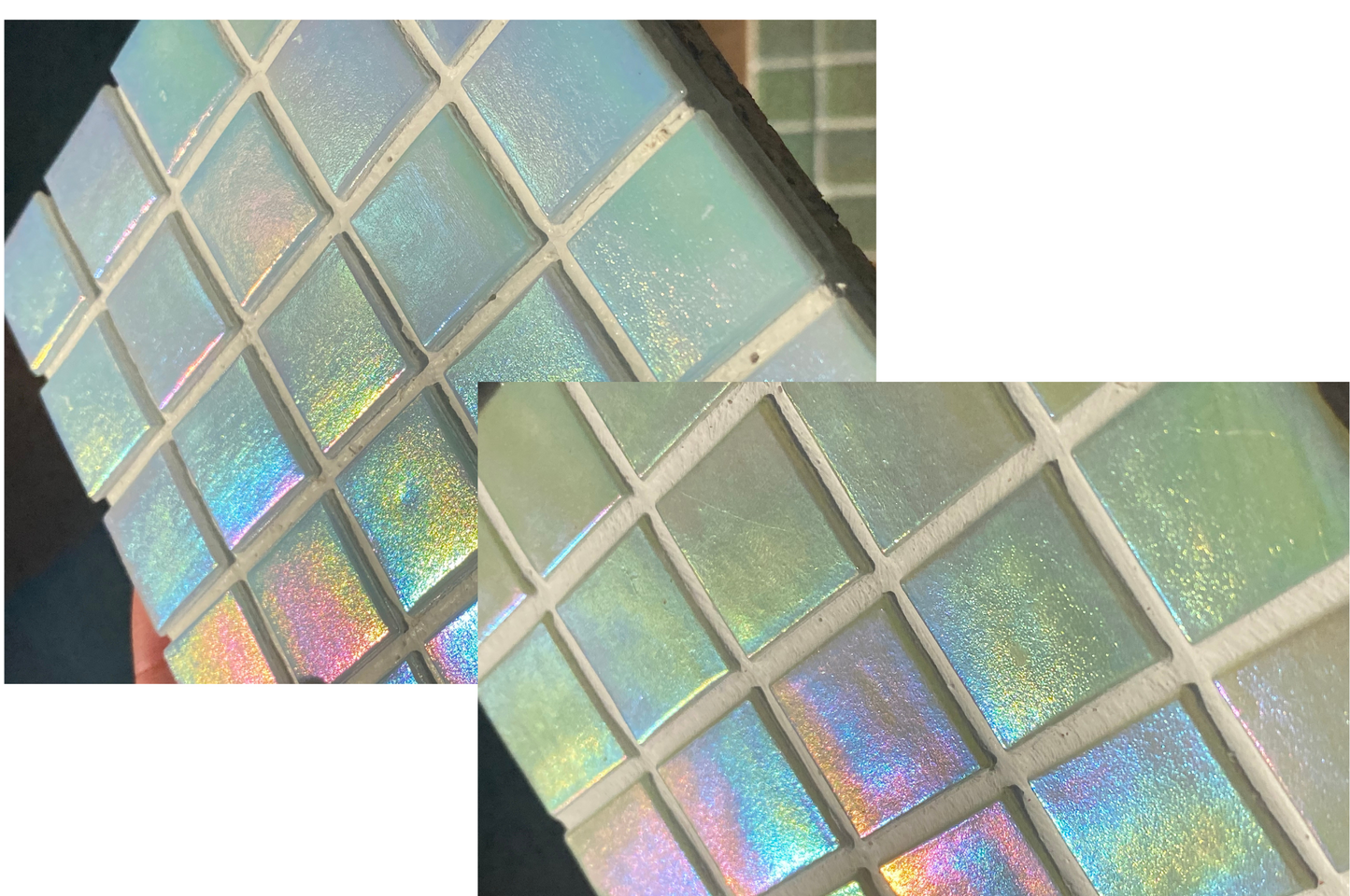Shimmery Tile Coasters
