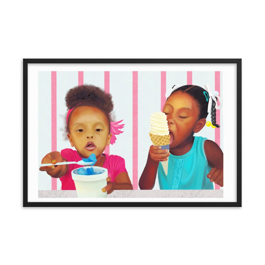 Cold Sweets for Summer Heat - Framed Art Work