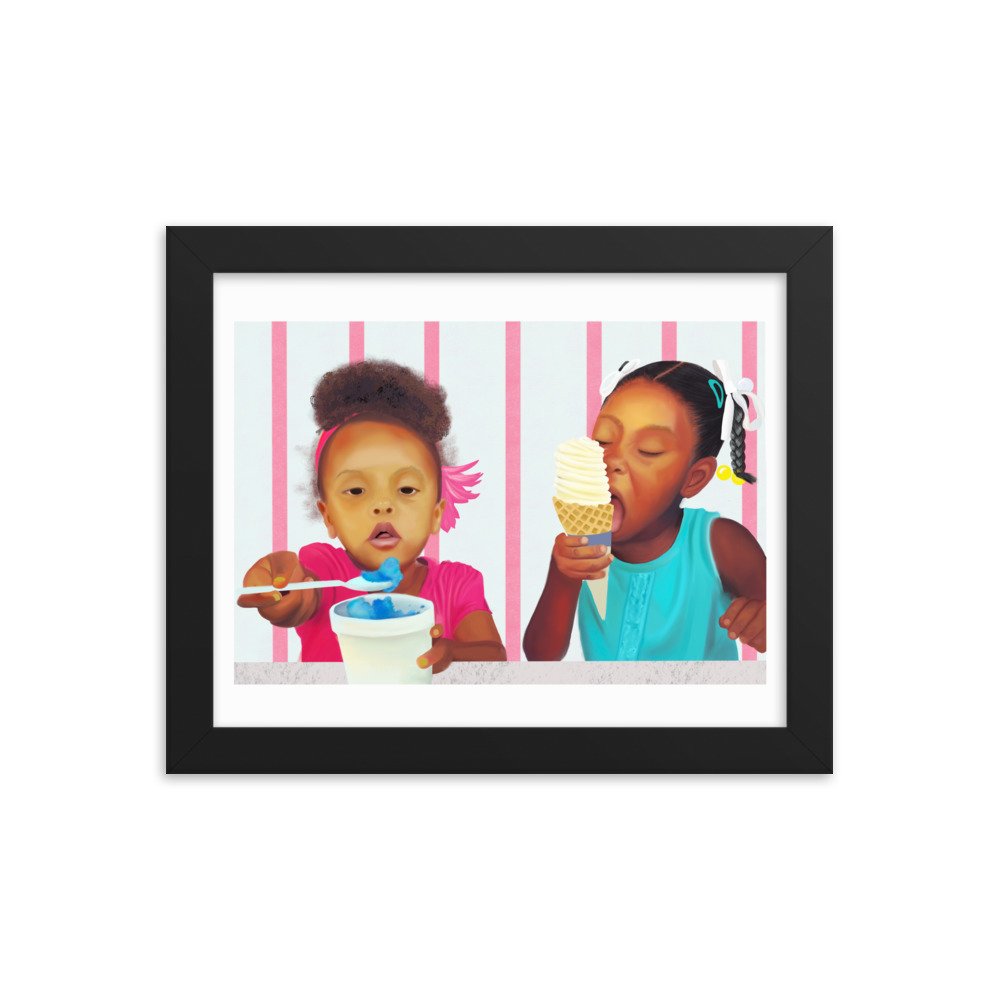 Cold Sweets for Summer Heat - Framed Art Work