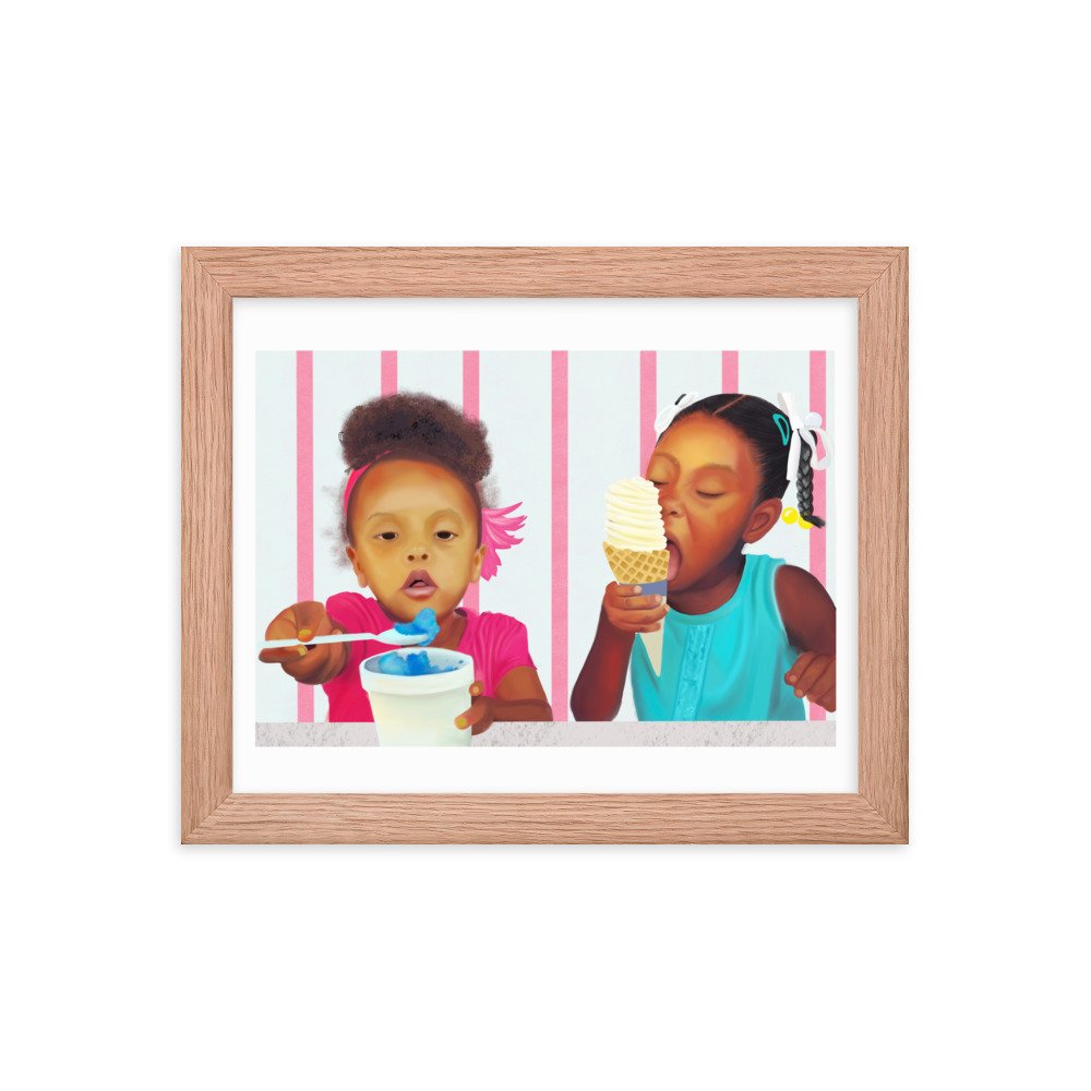 Cold Sweets for Summer Heat - Framed Art Work