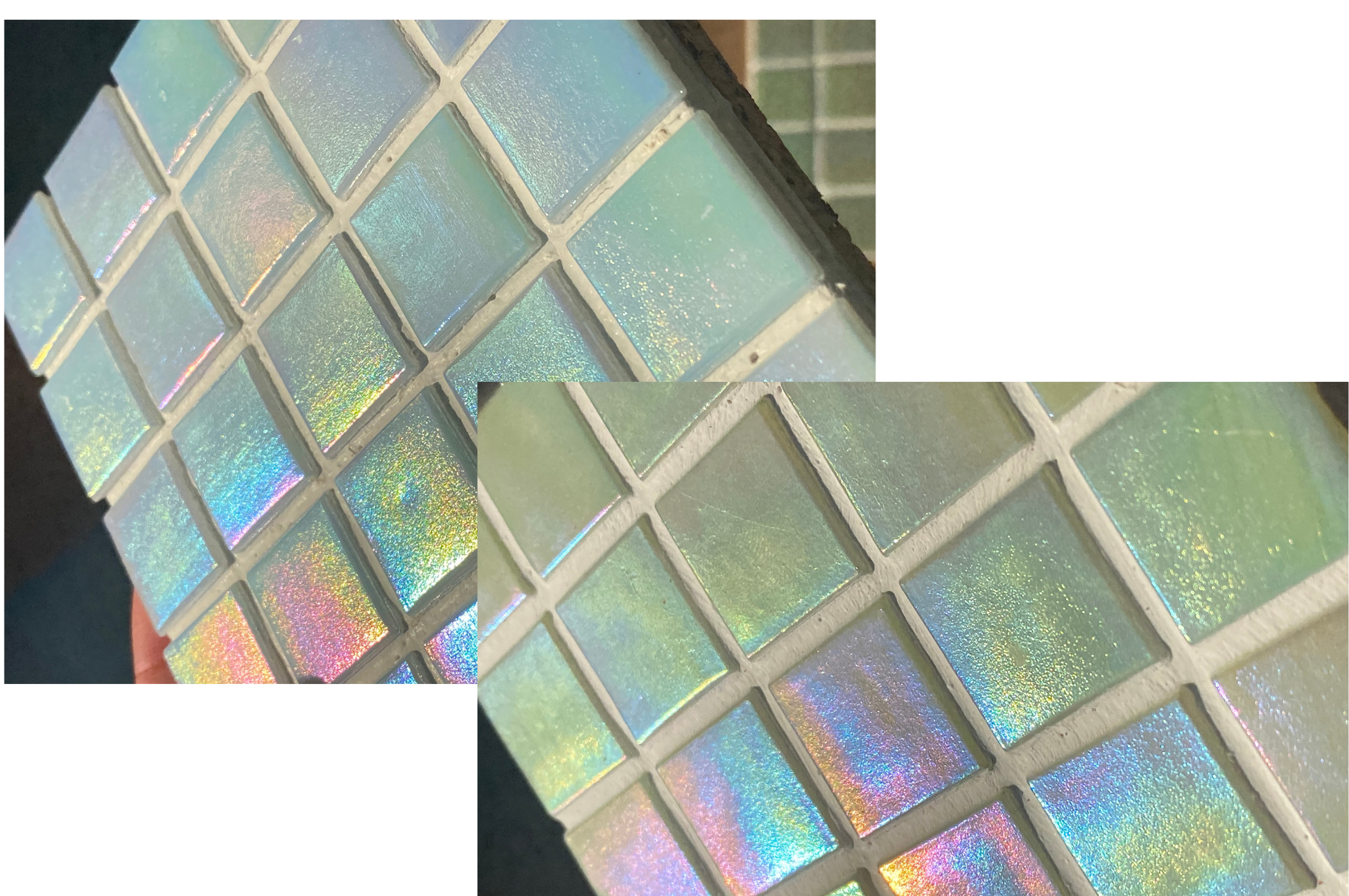 Shimmery Tile Coasters – Peachy B. Design Studios