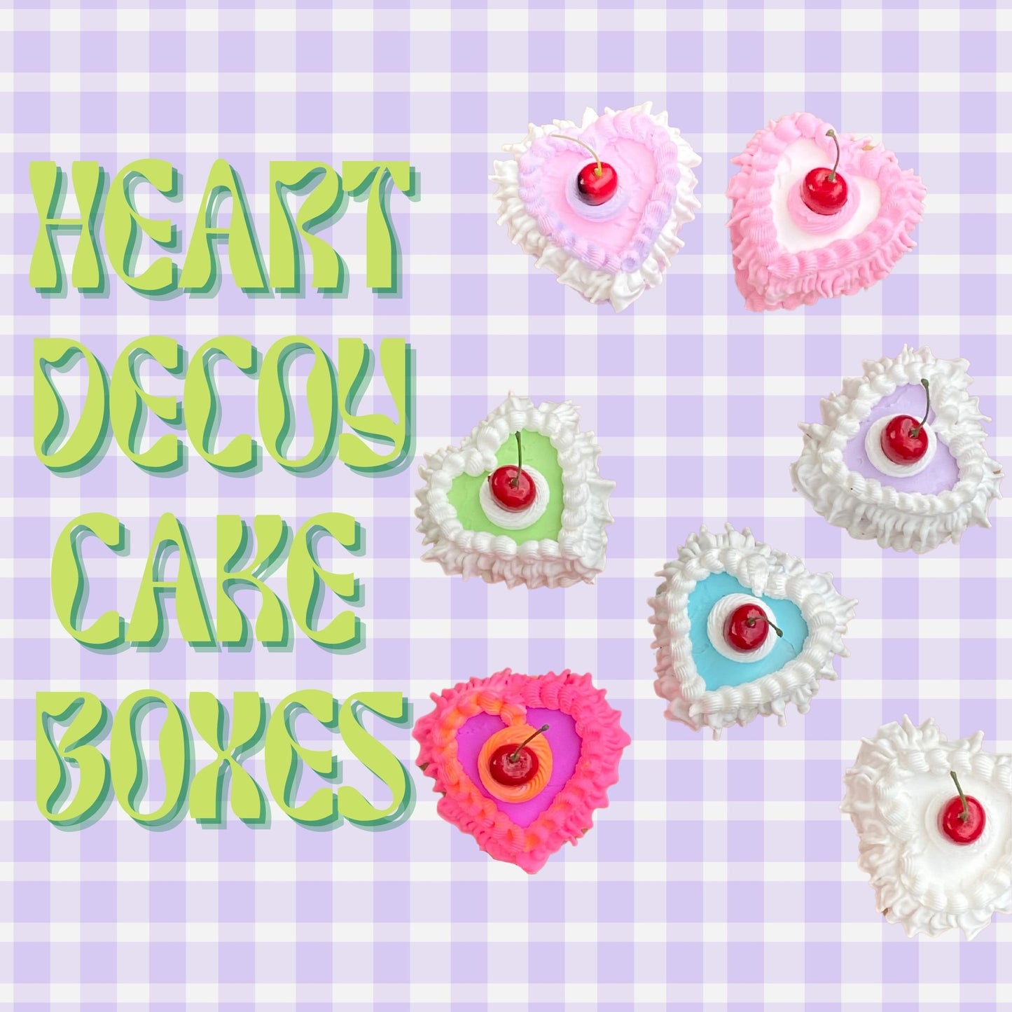 Heart Shaped Decoy Cake