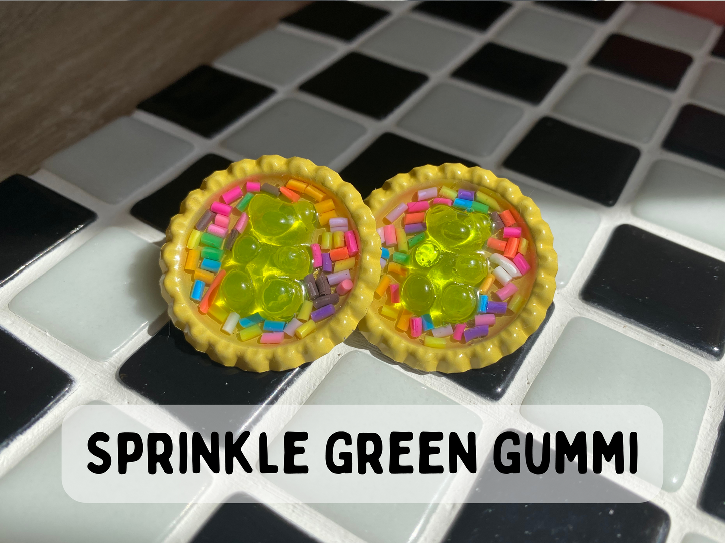 Gummi Bear Disc Earrings